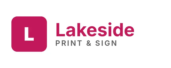 Lakeside print & sign logo
